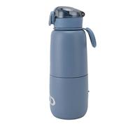 Alomejor Calentador de Leche Portátil de 15000 MAh Calefacción Rápida Inalámbrica USB USB Botella de Botella de para Bebés con 300 Ml Material de Grado Alimenticio para Viajar Al Aire Libre