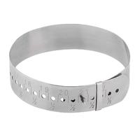 Alomejor Calibre ajustable para pulseras de acero inoxidable para una herramienta de dimensionamiento preciso de la pulsera para los entusiastas del bricolaje