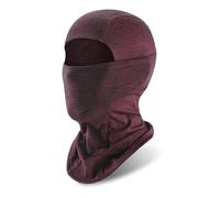 Alomejor Cálido Forro para Motocicleta, Bufanda para la Cara, Calentador de Cuello, Pañuelo a Prueba de Viento para Casco de esquí, Bufanda Ligera y Transpirable, Color Negro y para Montar en