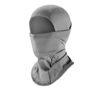 Alomejor Cálido Forro para Motocicleta, Bufanda para la Cara, Calentador de Cuello, Pañuelo a Prueba de Viento para Casco de esquí, Bufanda Ligera y Transpirable, Color Negro y para Montar en (GREY)