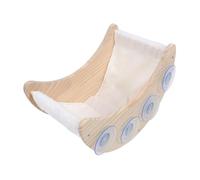 Alomejor Cama con Ventana para Gatos, Ventosa Fuerte, Madera de Pino, Cómoda Percha para Mascotas para Perros y Gatos Interactivos