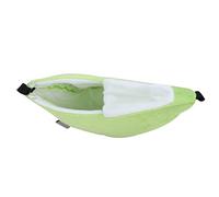 Alomejor Cama para Mascotas, Casa de Tela con Forma de Plátano, Suave y Cómoda con Cojín Extraíble para Gatos y Perros Pequeños para Uso en Interiores (Green)