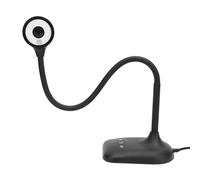 Alomejor Cámara de Documentos USB 2K, Visor de Enfoque Automático de 5MP con Luz LED para Enseñanza en Casa, Tutoría en Línea