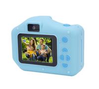 Alomejor Cámara de impresión instantánea para niños, cámara de doble lente con impresión térmica con soporte de 64 GB para niños de 3 a 12 años, diversión fotográfica, color azul