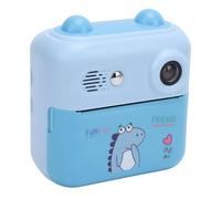 Alomejor Cámara instantánea, zoom digital 50mp 1080P 16x, pantalla HD IPS de 2,4 pulgadas para amantes de la fotografía y la música, material ABS (azul)
