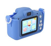 Alomejor Cámara para Niños de Diseño Lindo con Estuche de Dibujos Animados, Cordón, Función de Apagado Automático, la Mejor Opción de Regalo para Niños, Cámara para , de Video para , 8X Rosa (Blue)