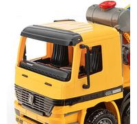 Alomejor Camión Mezclador, Coche de Juguete, Tambor Estimulante con Salida Giratoria de 180 Grados para Niños, Vehículo de Juguete Mezclador de Cemento ABS para Niños (Gran Tamaño Sin Sonido y Luz)