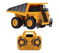 Alomejor Camión Volquete RC 1/64, Mini Camión de Juguete Ingeniero de Control de Aplicación Bluetooth con Control Remoto de 2,4 GHz, Cuerpo de Aleación para Colección de Juguetes de (Yellow)