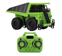 Alomejor Camión Volquete RC 1/64, Mini Camión de Juguete Ingeniero de Control de Aplicación Bluetooth con Control Remoto de 2,4 GHz, Cuerpo de Aleación para Colección de Juguetes de (Green)