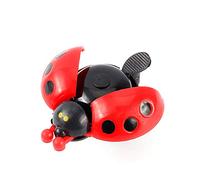 Alomejor Campana Bicicleta niños,Kawaii Forma Mariquita Mini,sonajero Infantil Divertido,Anillo Seguro Ligero,for Regalo niños pequeños Paseos Parque Aire diversión