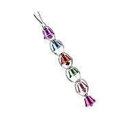 Alomejor Campanas Colgantes de Juguete para Loros, Campana Elegante y Atractiva para Loros, Campanas de Colores con Buenos Sonidos, Ideal para Mini-con, Alexander, Juguetes para Guacamayos, Deja Que