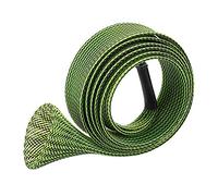 Alomejor Caña de Pescar Fundición Caña de Pescar Funda Protectora Glover Punta Protector Bagfor Fly Casting Pesca en el mar(Black Yellow)