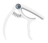 Alomejor Capo de Guitarra, Herramienta para Quitar Pasadores de Puente para Ukelele bajo de Guitarra de 4 y 6 Cuerdas, Peso Ligero de Alta Resistencia, Tamaño Pequeño Fácil de Transportar (K73 blanco)
