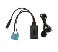 Alomejor Car -aux en el Cable -reemplazo de Micrófono Libre de Manejo para la Radio Bravo, Conexión Fácil con Teléfono Inteligente, ABS