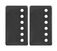 Alomejor Carcasa para Pastilla de Guitarra Eléctrica, Material de Níquel, Cubiertas para Pastillas de 50 Mm y 52 Mm para Guitarras, Ideal para Guitarristas y Entusiastas (BLACK)