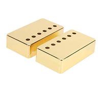 Alomejor Carcasa para Pastilla de Guitarra Eléctrica, Material de Níquel, Cubiertas para Pastillas de 50 Mm y 52 Mm para Guitarras, Ideal para Guitarristas y Entusiastas (GOLD)