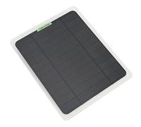 Alomejor Cargador de Batería Solar 12V 20W Salida USB Dual Ligero y Portátil para Automóviles Barcos RV Carga de Emergencia