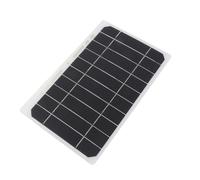 Alomejor Cargador de Batería Solar de Alto Rendimiento, 10 W, 5 V, Resistente Al Agua, para Uso de Emergencia, para Actividades Al Aire Libre, Silicio Monocristalino