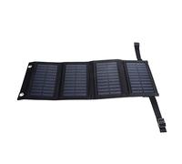 Alomejor Cargador de Energía Solar Plegable de 20 W con Interfaz USB Incorporada Materiales de 480 X 185 Mm (mp04b)