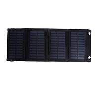 Alomejor Cargador de Energía Solar Plegable de 20 W con Interfaz USB Incorporada Materiales de 480 X 185 Mm (mp04b)