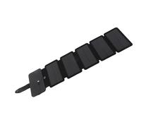 Alomejor Cargador Solar de Emergencia Portátil Plegable del Panel Solar con Brújula para Acampar, Material ABS (5 veces)