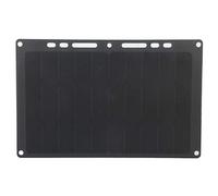 Alomejor Cargador Solar USB 10W Monocristalino para Camping Slim 6V Impermeable 1700mAh con 4 Ventosas
