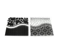 Alomejor Carpetas en Relieve Plantilla de Plástico de Textura Convexa Cóncava Creativa para Hacer Tarjetas de Invitaciones de Bricolaje, Mano de Obra Sofisticada para Plantillas de álbumes de