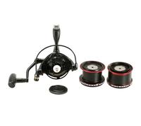 Alomejor Carrete Baitcasting 9000+8000 Carrete de Pesca de Doble, con de Metal Diseño de Fundición Larga de Freno Doble para Pesca de Carpa (Bobina 9000+8000)
