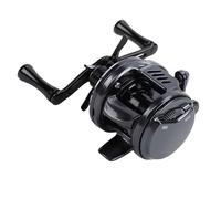 Alomejor Carrete de Pesca con de Frenado Magnético y Relación de Engranaje 7,6:1, para Lanzamiento a Larga Distancia y Pesca con Señuelos Pequeños en Agua Dulce Salada