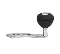 Alomejor Carrete de Pesca con de Metal Basculante para Rueda de Lanzamiento de Cebo, Duradero y Fácil de Instalar para la Mayoría de Las Personas, Negro de 4,1 Pulgadas
