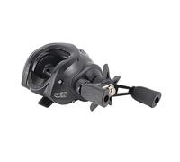 Alomejor Carrete de Pesca con Gota de Agua, Aparejos de Pesca Duraderos de Alta Velocidad para Fundición Mejorada, Negro (Mano Derecha)