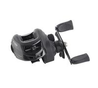 Alomejor Carrete de Pesca con Gota de Agua, Aparejos de Pesca Duraderos de Alta Velocidad para Fundición Mejorada, Negro (Mano Izquierda)