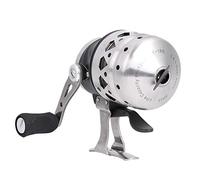 Alomejor Carrete de Pesca con, Rueda de Línea de Freno de Mano de Metal Duradero para Señuelo de Tiro, 2 Tipos para Entusiastas de la Pesca en Roca (SP35)