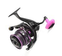 Alomejor Carrete de Pesca de Metal Resistente, Carrete Giratorio de Agua Salada con Palanca Basculante de Metal CNC y Rodamientos 6+1, para un Lanzamiento Suave y un Uso Duradero (FD8000S)