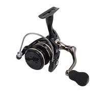 Alomejor Carrete de Pesca Giratorio, Metal Ligero de Aleación de Aluminio con Rodamientos de Alta Resistencia para un Giro Suave, Agarre Cómodo para Pesca en Agua Dulce y Salada (AC2000)
