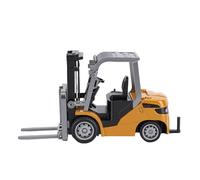 Alomejor Carretilla Elevadora de Juguete RC 1/64, Carretilla Elevadora de Control Remoto de 8 Canales con Horquilla Móvil y Función de Elevación, Vehículo de Construcción de Aleación de