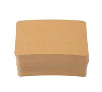 Alomejor Cartulina Imprimible Kraft, Juego de Postales en Blanco Duraderas para Tarjetas de Felicitación DIY, Tarjetas de Invitación de Boda, Paquete de 100 Unidades, Color Marrón (9x5,4 cm/3,5x2,1