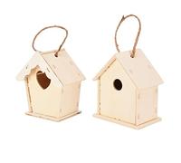 Alomejor Casa para Pájaros de Madera, Manualidades Creativas para Niños, Decoración de Jardín Colorida para Niños de 8 a 12 Años
