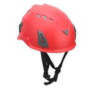 Alomejor Casco de Escalada en Roca D8 Ajustable con Protección Mejorada para Montañismo, Actividades Al Aire - Material PP+EPP, Circunferencia de la Cabeza de 22.0-24.4" (Rojo)