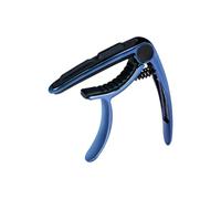 Alomejor Cejilla de Guitarra, con Almohadilla Antideslizante y Almohadilla de Silicona con Soporte para Púas, para Guitarras Clásicas Populares, Ukelele y bajo (BLUE)