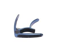 Alomejor Cejilla de Guitarra con Almohadilla Antideslizante y Soporte para Púas, Almohadilla de Silicona, Cejilla de Guitarra para Ukelele Folk, Cuerda de bajo (BLUE)