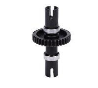 Alomejor Central de Actualización del Centro de Actualización Diff Campo para ARRMA 1/7 6s Violaciones Typhon - Deliciosa Artesanía para Autos de Control Remoto (Black)