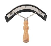 Alomejor Cepillo para Pelo de Caballo, Cómodo de Goma de Acero Inoxidable para un Cuidado Eficiente del Caballo, Raspador de Limpieza para Ganado