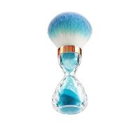 Alomejor Cepillo Suave para Polvo de Uñas, Diseño Grande de Reloj de para una Limpieza Eficaz de los Restos de Uñas, 1 Pieza (BLUE)