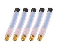 Alomejor Cepillos de Limpieza de Cuentas de Soldadura, Cabezales Eficientes de Fibra de Latón para Procesador de Costuras de Soldadura para Más Tareas de Limpieza, 5 Piezas (M10)