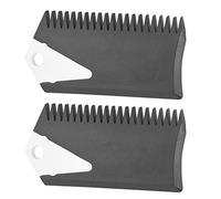 Alomejor Cera Tabla Surf,Quita Cera eficaz Herramienta Mantenimiento 2 Piezas PVC para surfistas Principiantes Profesionales Tablas Skimboard Longboard