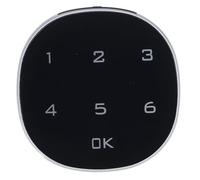 Alomejor Cerradura de Combinación de Gabinete de Aleación de Zinc, Cerradura de Contraseña Electrónica de Fácil Instalación para Cajas de Herramientas, Cajas de Mensajes, Funciona con Pilas CR2032,