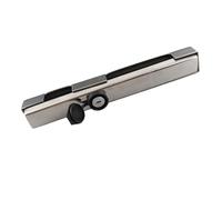 Alomejor Cerradura de Motor Fueraborda, Cerradura de Motor Fueraborda de Acero Inoxidable 304 con 2 Llaves, Ranura de Abrazadera Ajustable, Antisonajero Forrado con Esponja, 12 Pulgadas para Uso