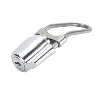 Alomejor Cerradura para Grifo de Cerveza, Dispositivo de Seguridad de Acero Inoxidable para Equipos de Barril de Cerveza Casera, 1 Cerradura para Barril de con 2 Llaves