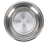 Alomejor Cesta de Filtro de Acero Inoxidable de 54 Mm con Pantalla de Disco Mejorada para Mejores Preparaciones y una Extracción Más Suave para los Amantes del café en el Hogar Plata (copa individual)